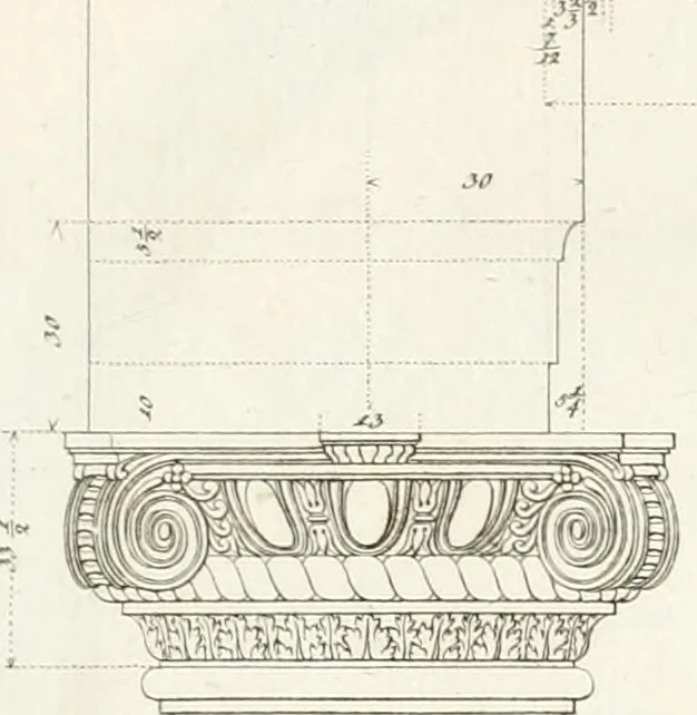 An illustration from Monumenti di fabbriche antiche estratti dai disegni dei piu celebri autori, 1796, leaf 58