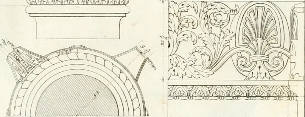 An illustration from Monumenti di fabbriche antiche estratti dai disegni dei piu celebri autori, 1796, leaf 58