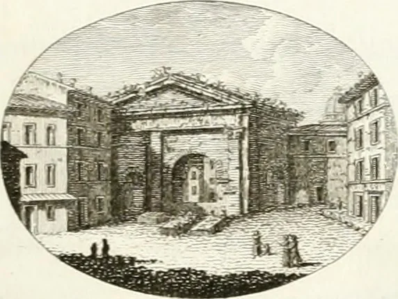 An illustration from Monumenti di fabbriche antiche estratti dai disegni dei piu celebri autori, 1796, leaf 6