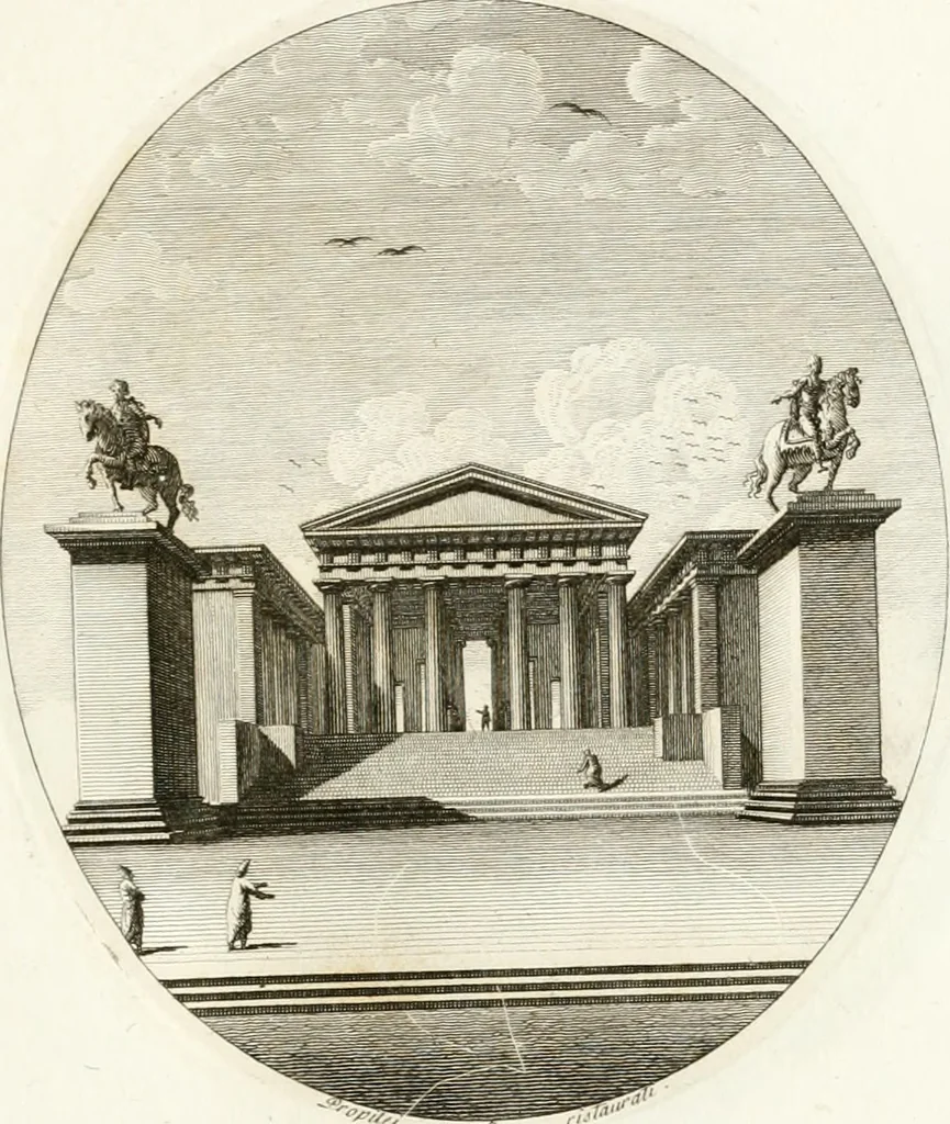 An illustration from Monumenti di fabbriche antiche estratti dai disegni dei piu celebri autori, 1796, leaf 72
