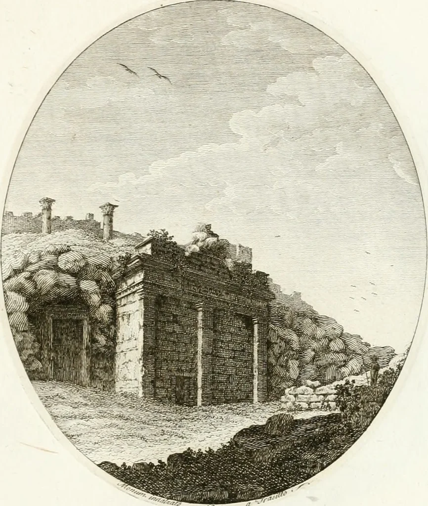 An illustration from Monumenti di fabbriche antiche estratti dai disegni dei piu celebri autori, 1796, leaf 88