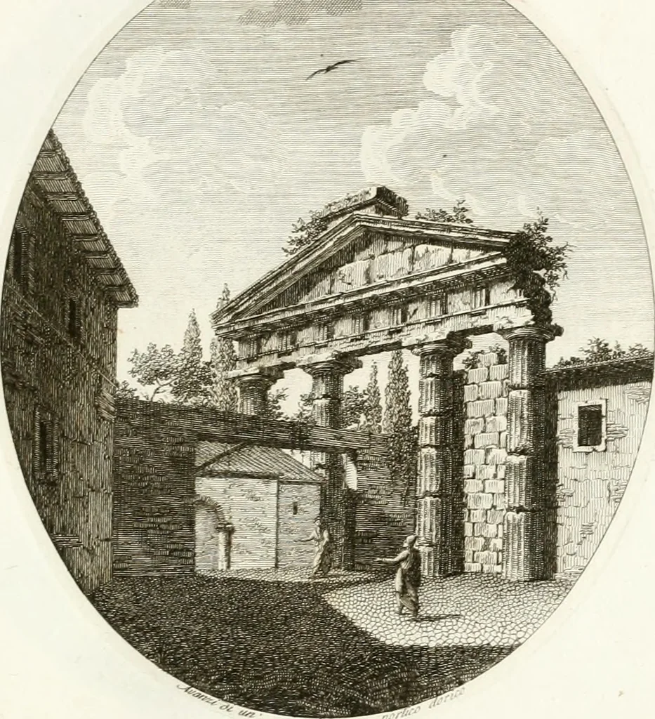 An illustration from Monumenti di fabbriche antiche estratti dai disegni dei piu celebri autori, 1796, leaf 92