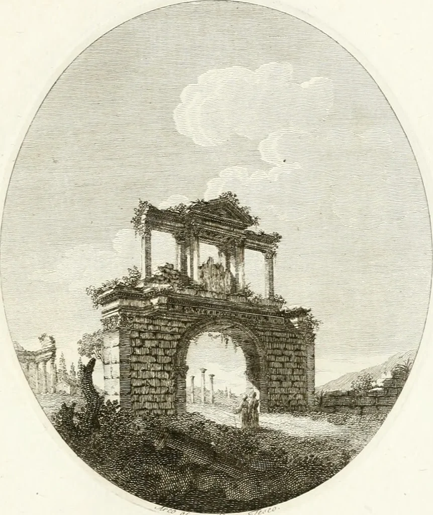 An illustration from Monumenti di fabbriche antiche estratti dai disegni dei piu celebri autori, 1796, leaf 98