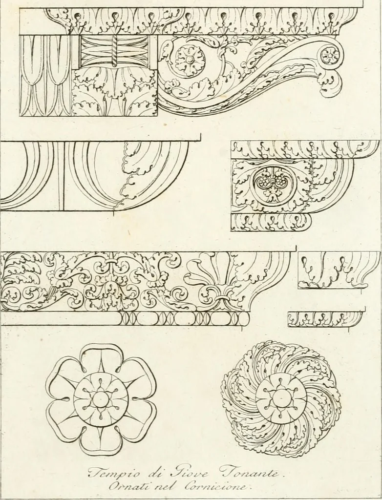An illustration from Monumenti di fabbriche antiche estratti dai disegni dei piu celebri autori, 1796, leaf 102