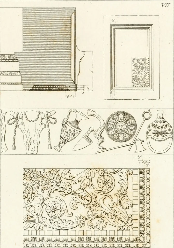 An illustration from Monumenti di fabbriche antiche estratti dai disegni dei piu celebri autori, 1796, leaf 104