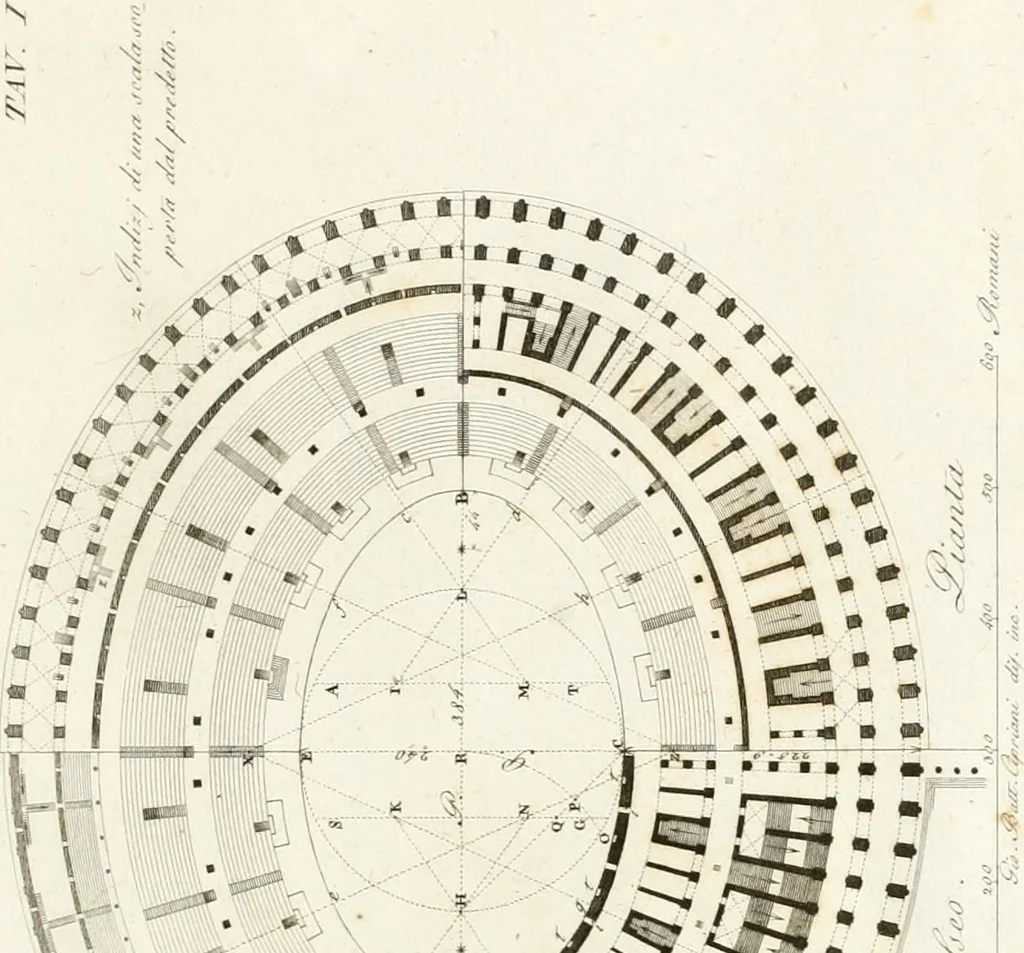 An illustration from Monumenti di fabbriche antiche estratti dai disegni dei piu celebri autori, 1796, leaf 14