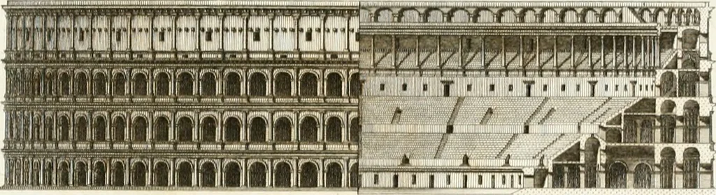 An illustration from Monumenti di fabbriche antiche estratti dai disegni dei piu celebri autori, 1796, leaf 16