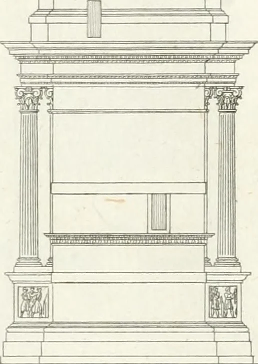An illustration from Monumenti di fabbriche antiche estratti dai disegni dei piu celebri autori, 1796, leaf 168