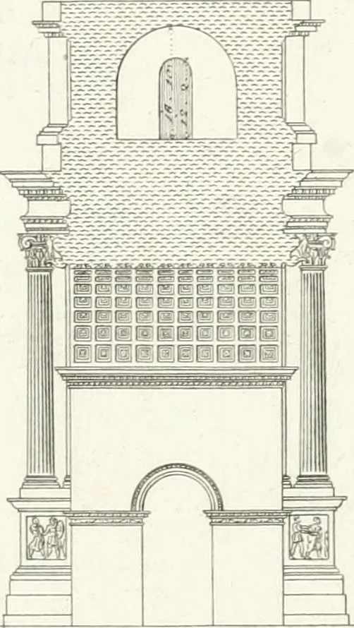 An illustration from Monumenti di fabbriche antiche estratti dai disegni dei piu celebri autori, 1796, leaf 170