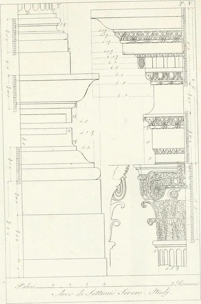 An illustration from Monumenti di fabbriche antiche estratti dai disegni dei piu celebri autori, 1796, leaf 172