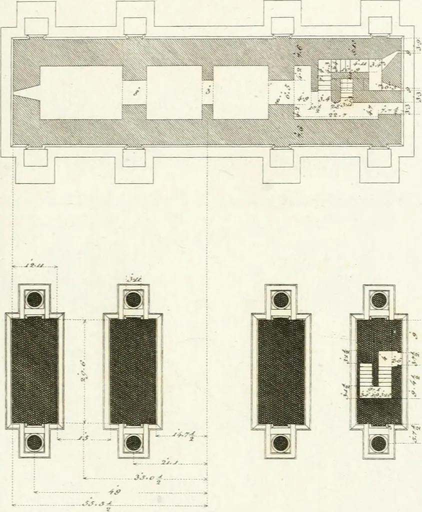 An illustration from Monumenti di fabbriche antiche estratti dai disegni dei piu celebri autori, 1796, leaf 188