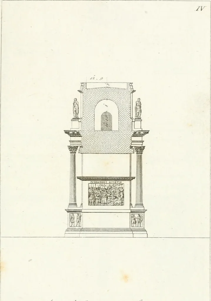 An illustration from Monumenti di fabbriche antiche estratti dai disegni dei piu celebri autori, 1796, leaf 194