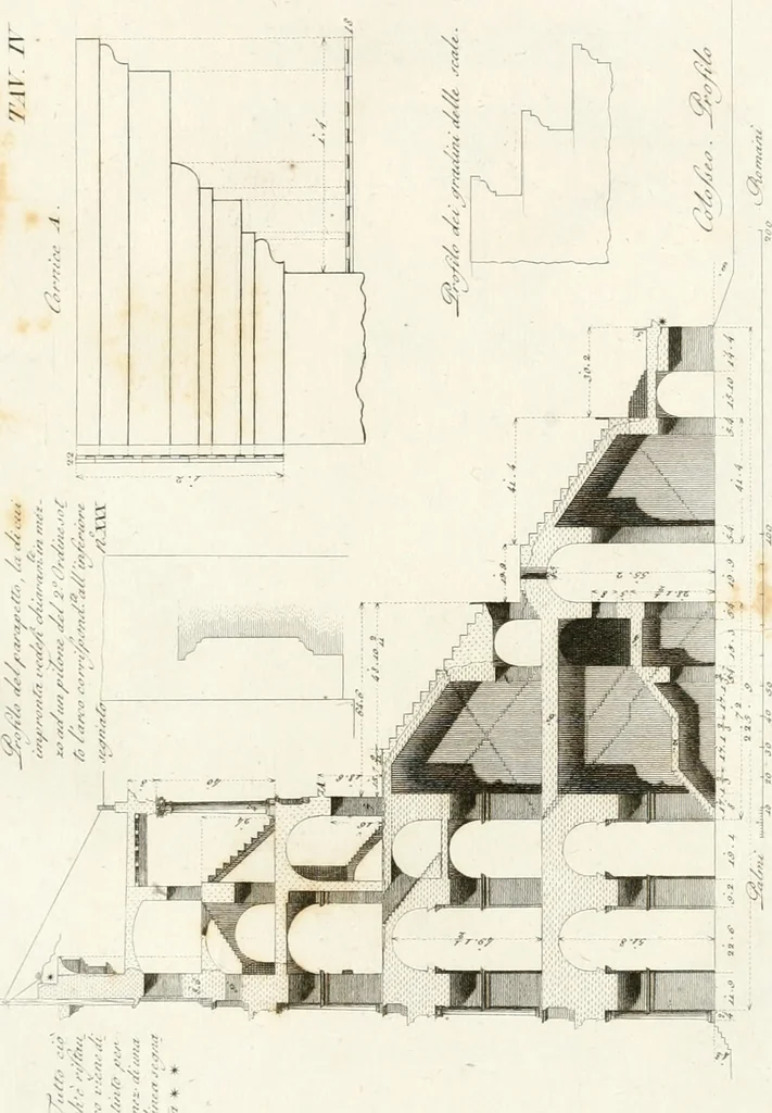 An illustration from Monumenti di fabbriche antiche estratti dai disegni dei piu celebri autori, 1796, leaf 20