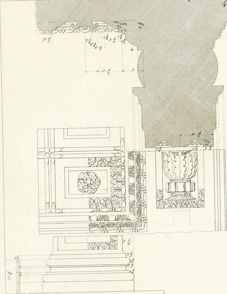 An illustration from Monumenti di fabbriche antiche estratti dai disegni dei piu celebri autori, 1796, leaf 216