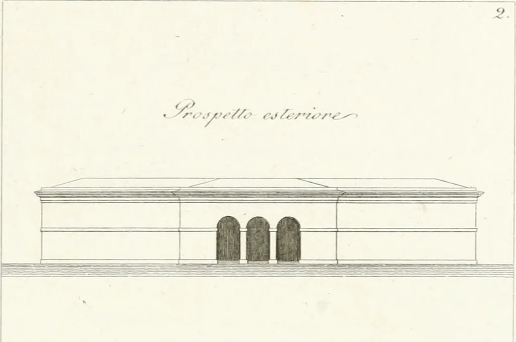 An illustration from Monumenti di fabbriche antiche estratti dai disegni dei piu celebri autori, 1796, leaf 236