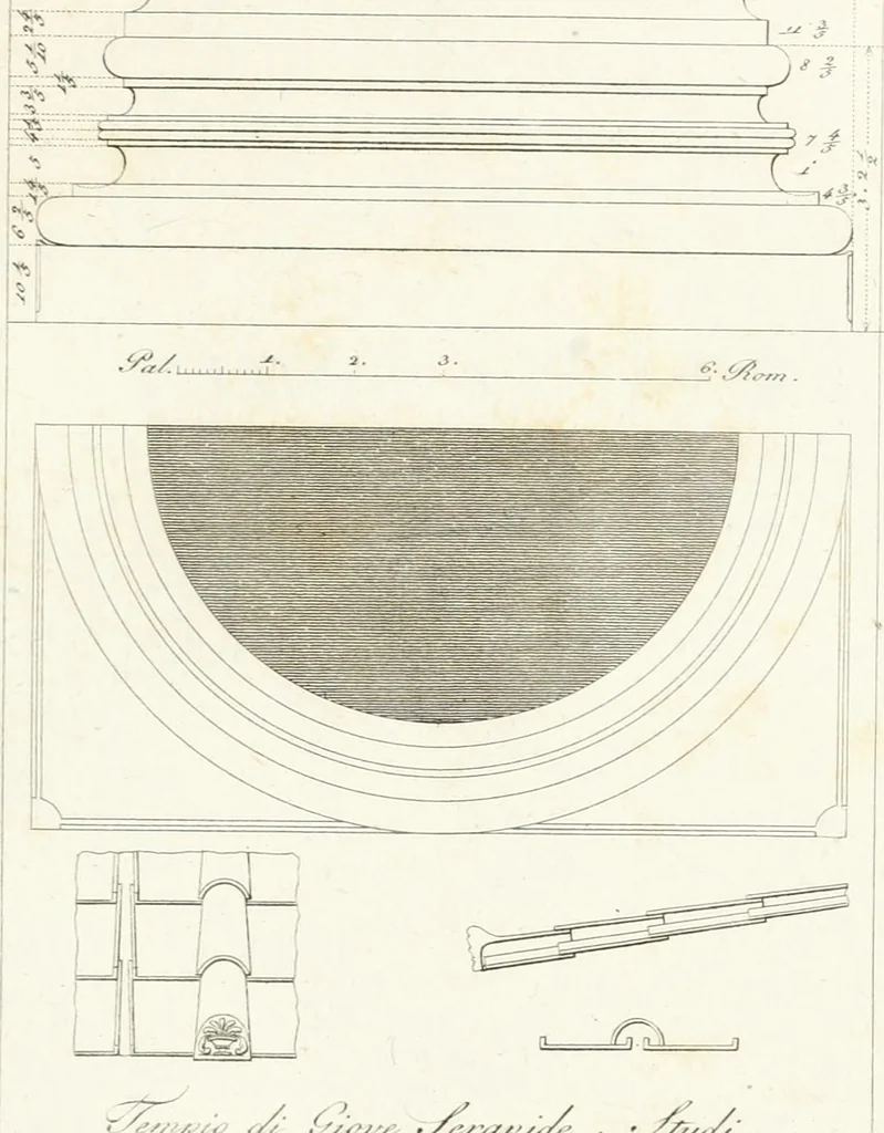 An illustration from Monumenti di fabbriche antiche estratti dai disegni dei piu celebri autori, 1796, leaf 238