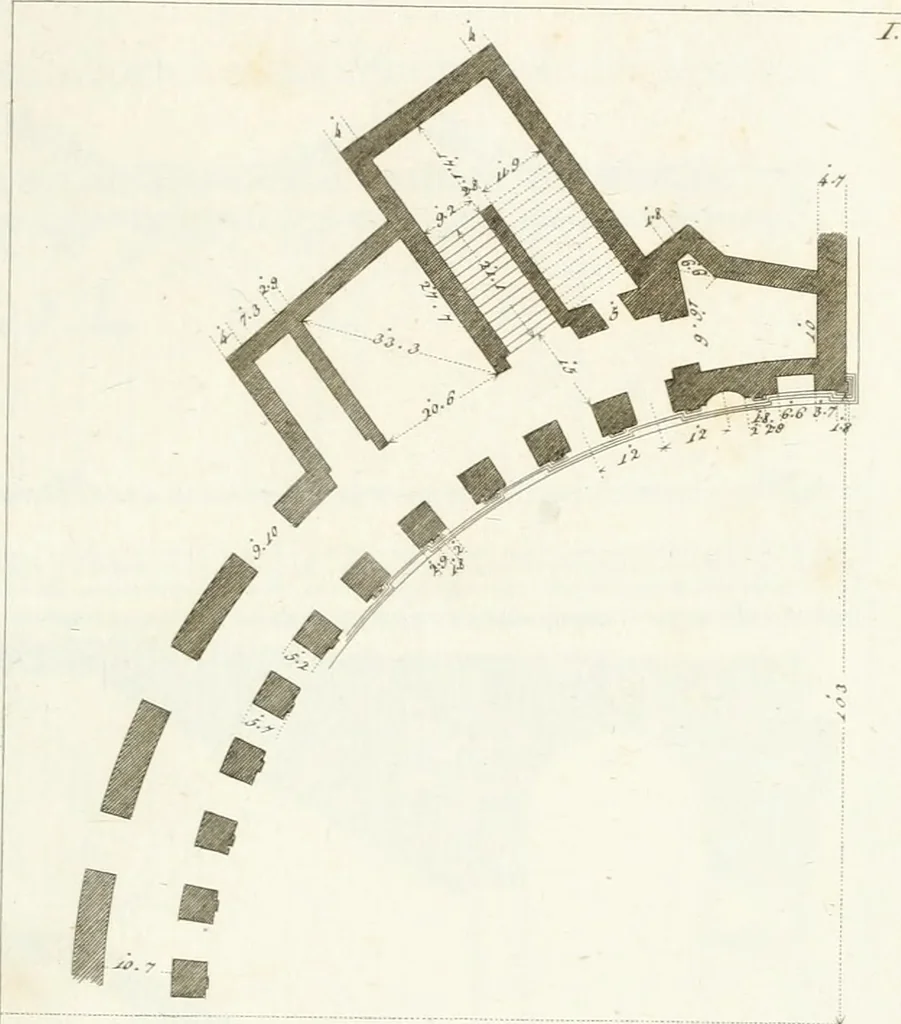 An illustration from Monumenti di fabbriche antiche estratti dai disegni dei piu celebri autori, 1796, leaf 244