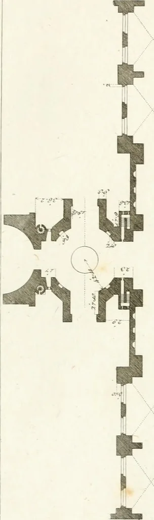 An illustration from Monumenti di fabbriche antiche estratti dai disegni dei piu celebri autori, 1796, leaf 254