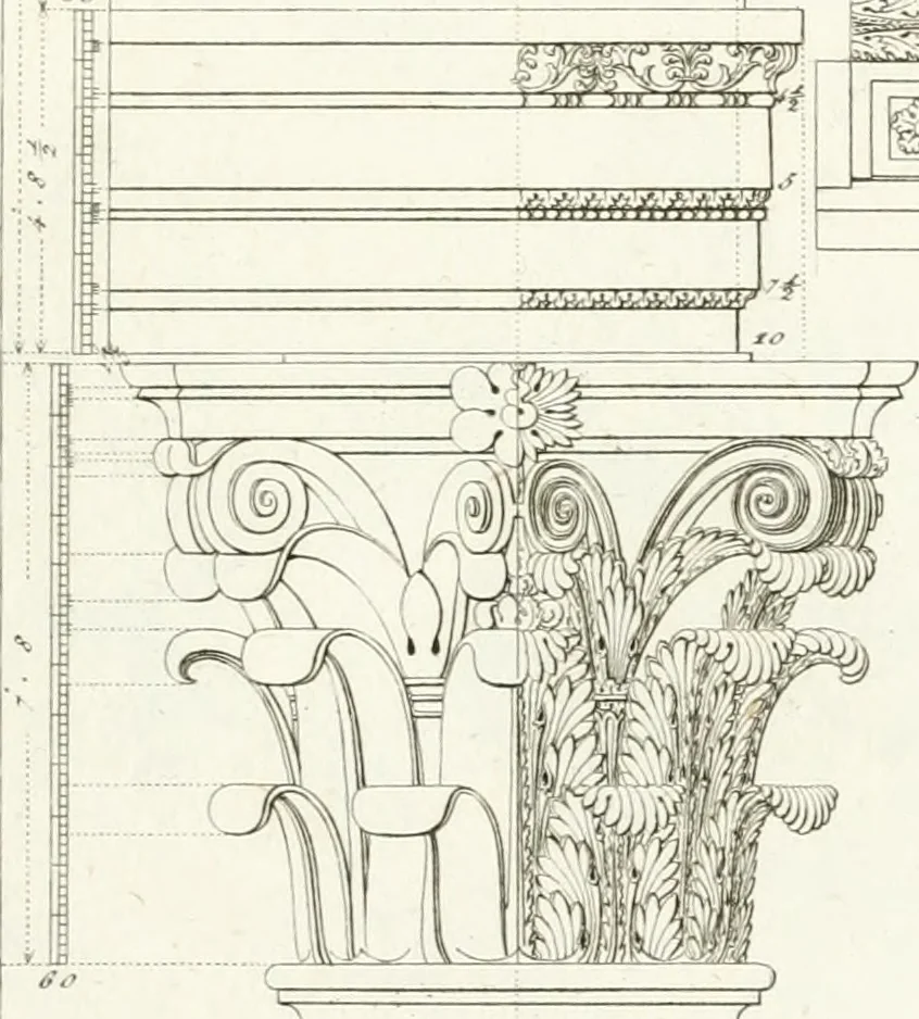An illustration from Monumenti di fabbriche antiche estratti dai disegni dei piu celebri autori, 1796, leaf 258