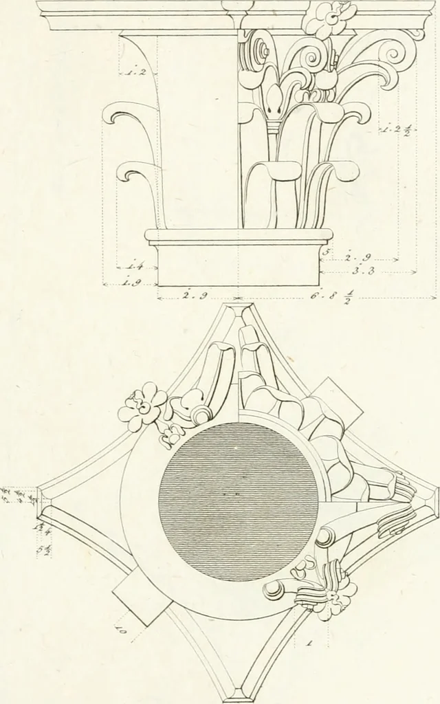 An illustration from Monumenti di fabbriche antiche estratti dai disegni dei piu celebri autori, 1796, leaf 260