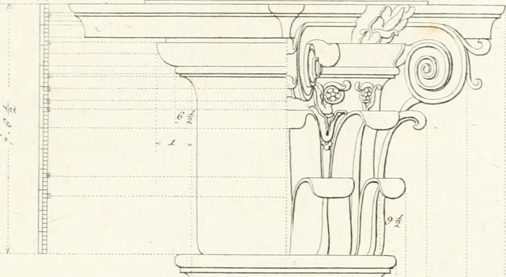 An illustration from Monumenti di fabbriche antiche estratti dai disegni dei piu celebri autori, 1796, leaf 262