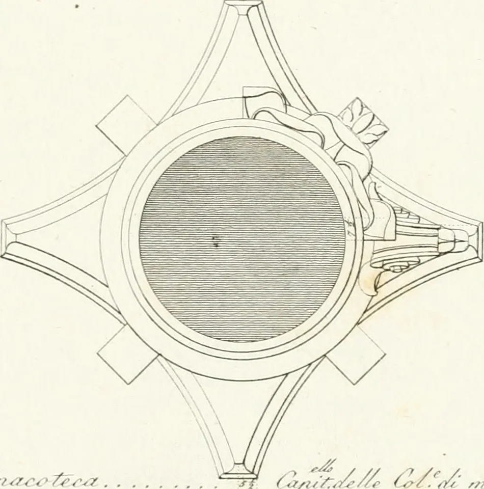 An illustration from Monumenti di fabbriche antiche estratti dai disegni dei piu celebri autori, 1796, leaf 262