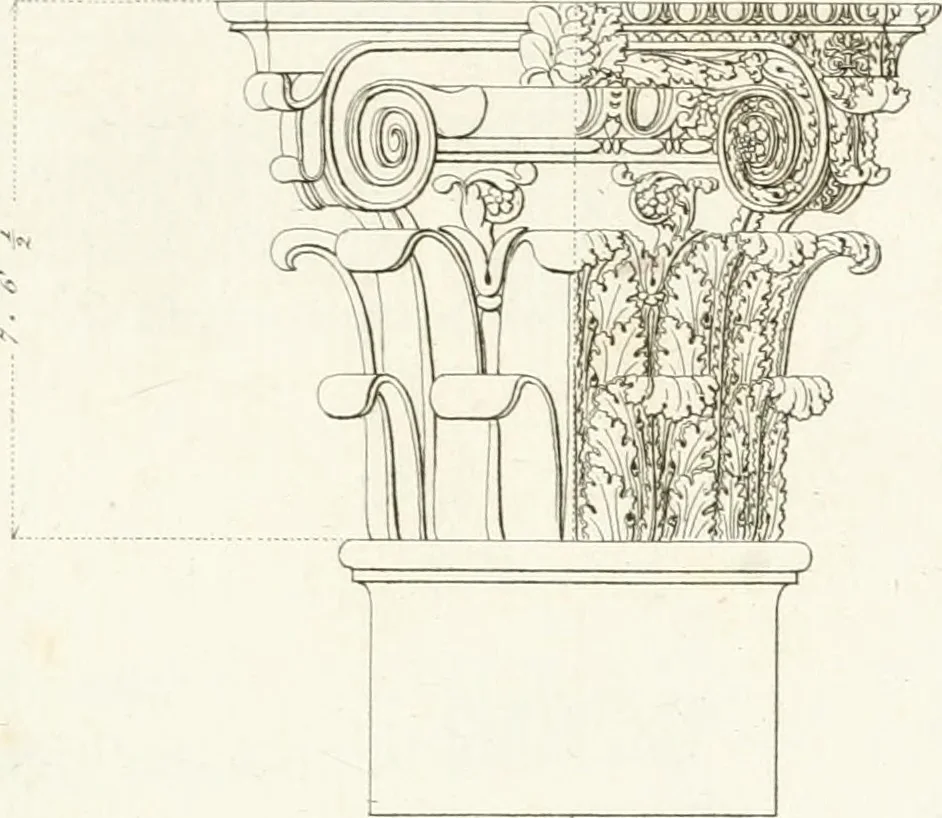 An illustration from Monumenti di fabbriche antiche estratti dai disegni dei piu celebri autori, 1796, leaf 264