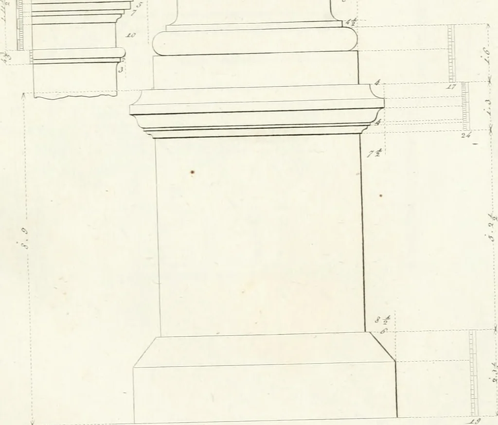 An illustration from Monumenti di fabbriche antiche estratti dai disegni dei piu celebri autori, 1796, leaf 32