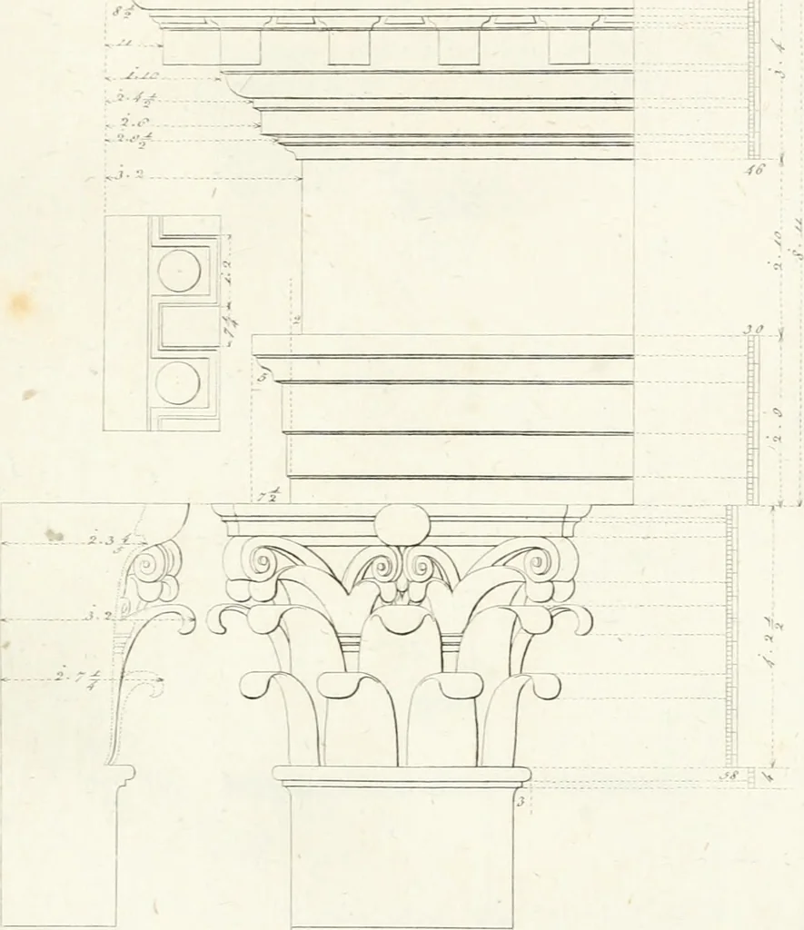 An illustration from Monumenti di fabbriche antiche estratti dai disegni dei piu celebri autori, 1796, leaf 34