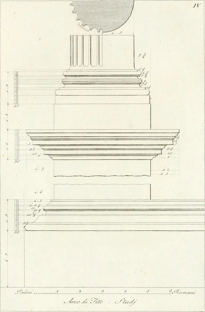 An illustration from Monumenti di fabbriche antiche estratti dai disegni dei piu celebri autori, 1796, leaf 52
