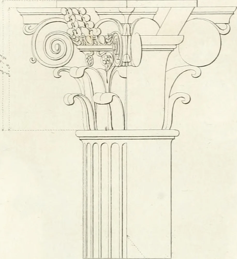 An illustration from Monumenti di fabbriche antiche estratti dai disegni dei piu celebri autori, 1796, leaf 56