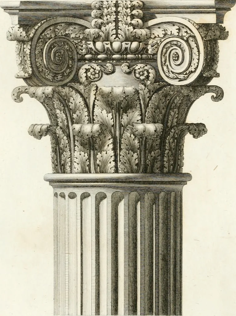 An illustration from Monumenti di fabbriche antiche estratti dai disegni dei piu celebri autori, 1796, leaf 58