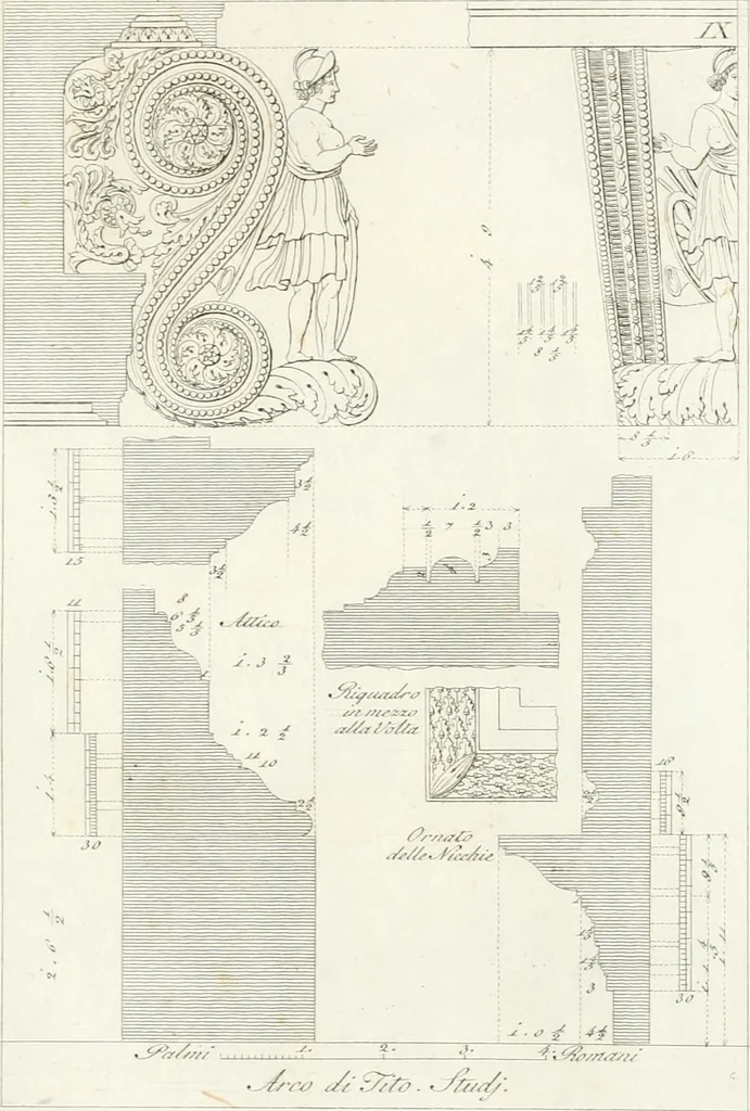 An illustration from Monumenti di fabbriche antiche estratti dai disegni dei piu celebri autori, 1796, leaf 62