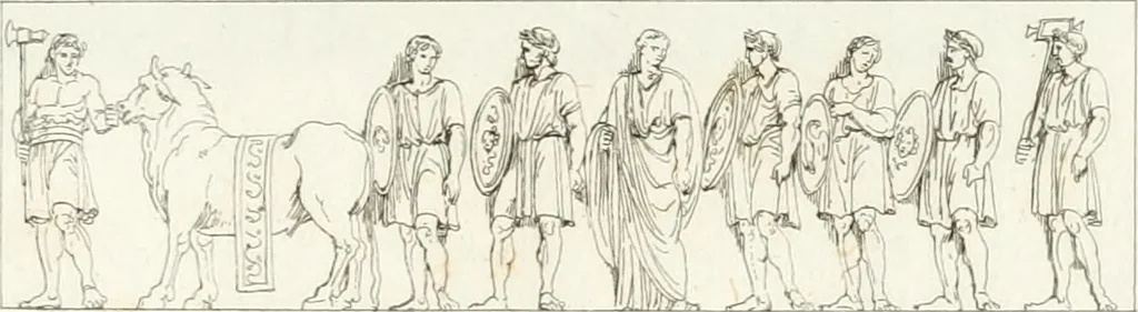 An illustration from Monumenti di fabbriche antiche estratti dai disegni dei piu celebri autori, 1796, leaf 64