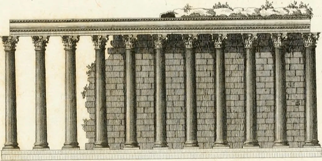 An illustration from Monumenti di fabbriche antiche estratti dai disegni dei piu celebri autori, 1796, leaf 78