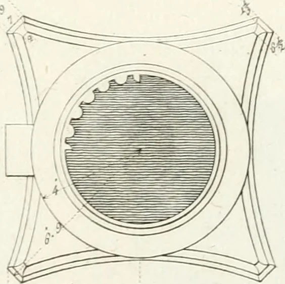 An illustration from Monumenti di fabbriche antiche estratti dai disegni dei piu celebri autori, 1796, leaf 82