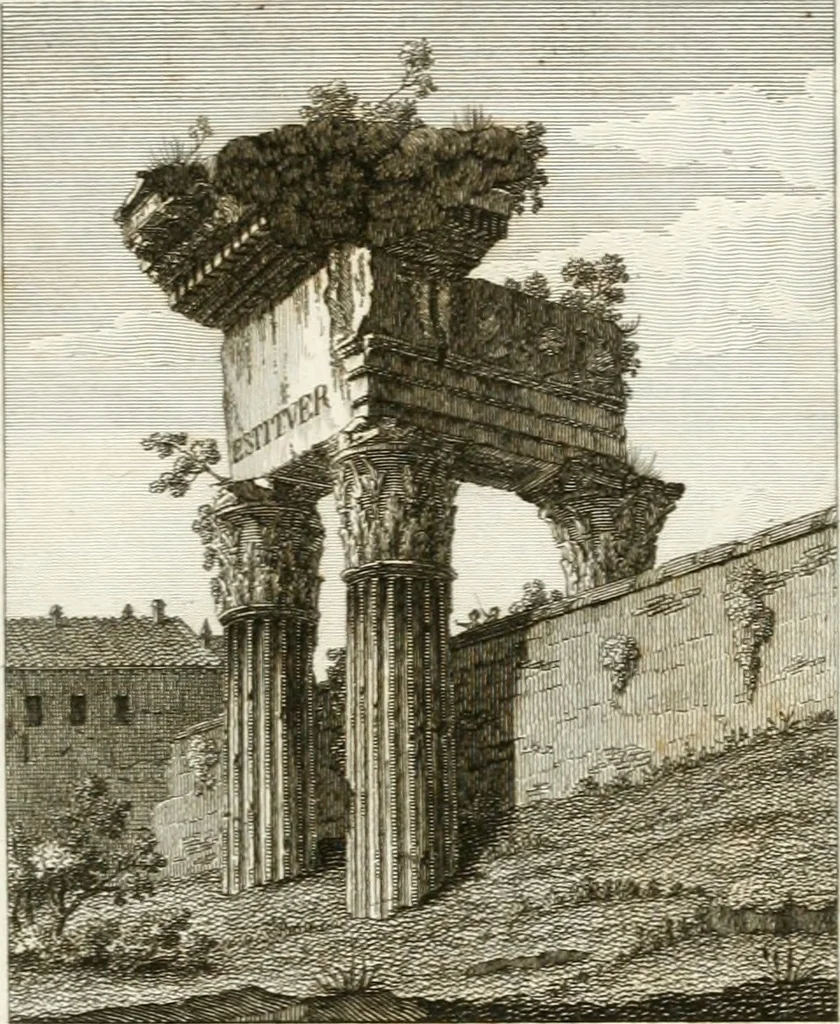 An illustration from Monumenti di fabbriche antiche estratti dai disegni dei piu celebri autori, 1796, leaf 90