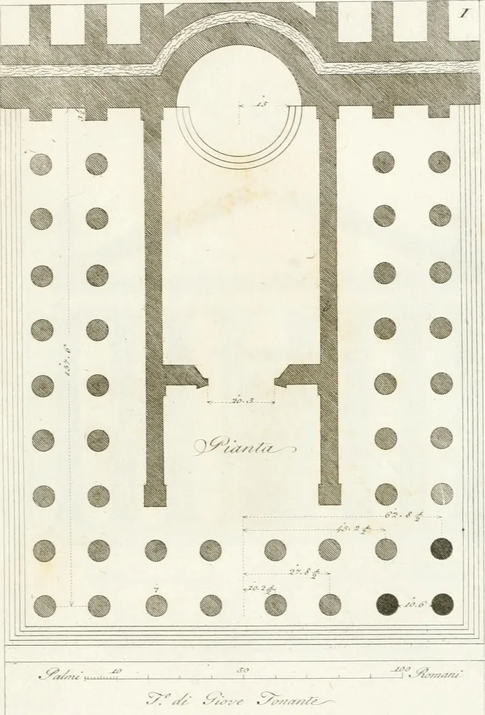 An illustration from Monumenti di fabbriche antiche estratti dai disegni dei piu celebri autori, 1796, leaf 92