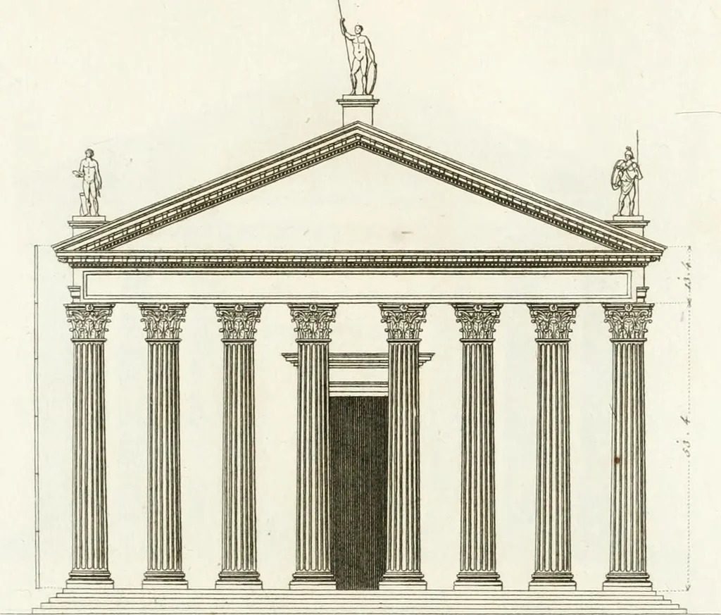 An illustration from Monumenti di fabbriche antiche estratti dai disegni dei piu celebri autori, 1796, leaf 94