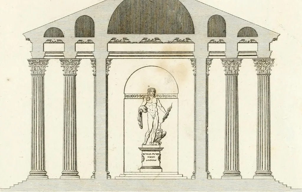 An illustration from Monumenti di fabbriche antiche estratti dai disegni dei piu celebri autori, 1796, leaf 96