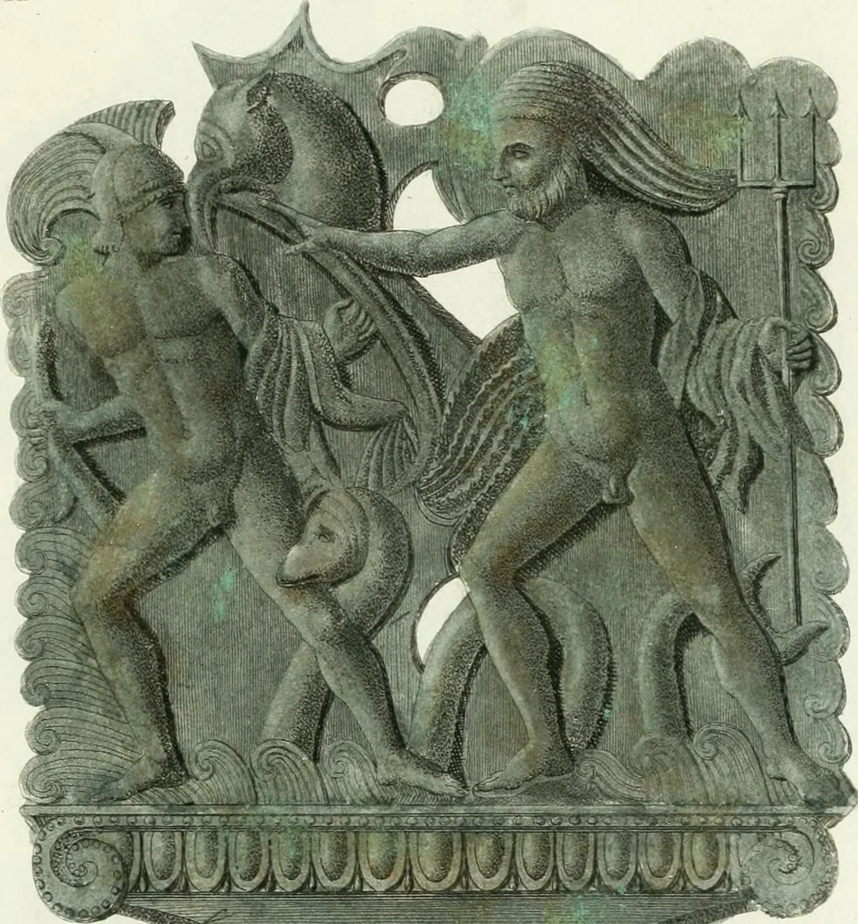 An illustration from Monumenti etruschi o di etrusco nome, 1821, leaf 464