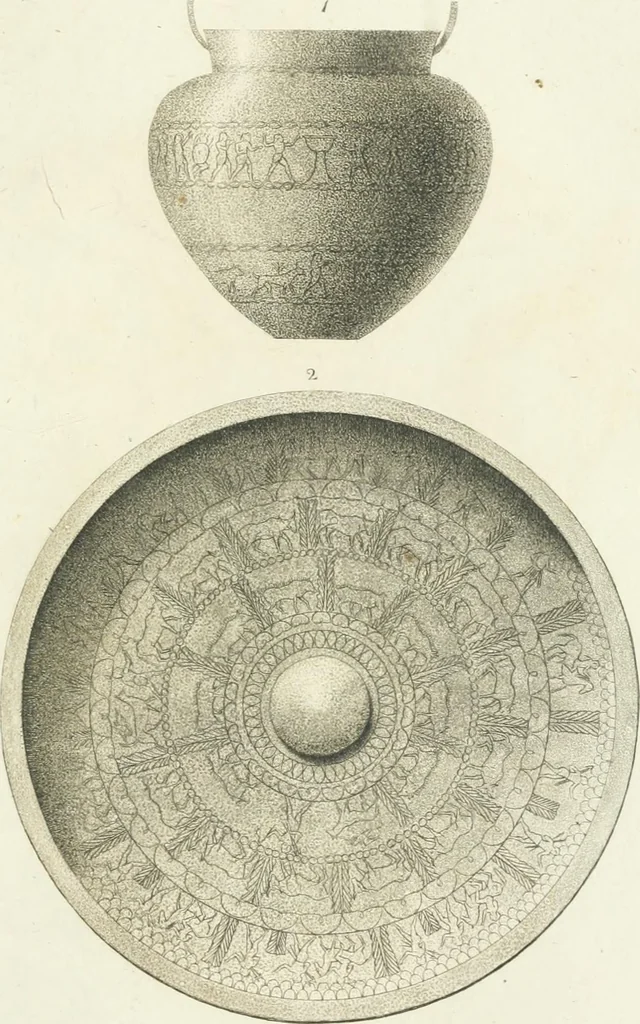 An illustration from Monumenti etruschi o di etrusco nome, 1821, leaf 468