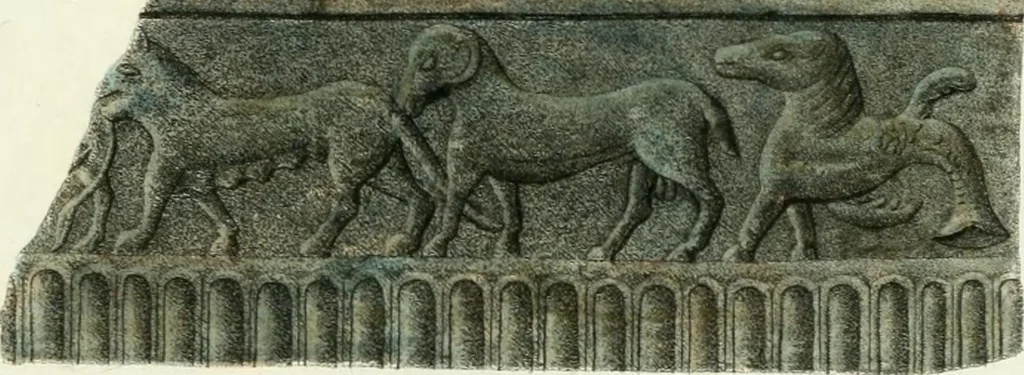 An illustration from Monumenti etruschi o di etrusco nome, 1821, leaf 478