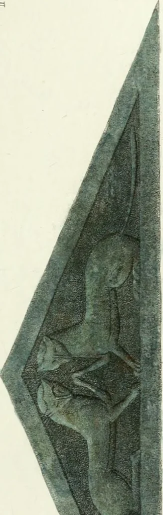 An illustration from Monumenti etruschi o di etrusco nome, 1821, leaf 484