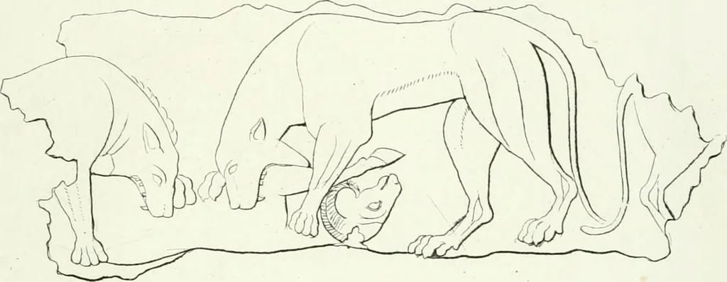 An illustration from Monumenti etruschi o di etrusco nome, 1821, leaf 490