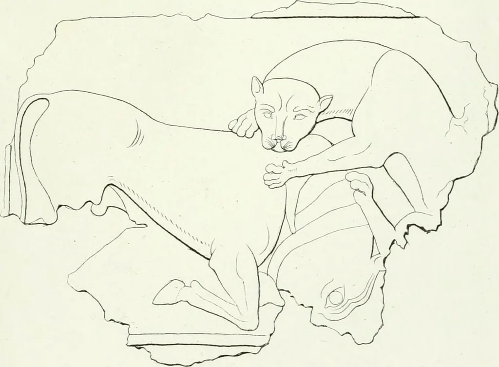 An illustration from Monumenti etruschi o di etrusco nome, 1821, leaf 490