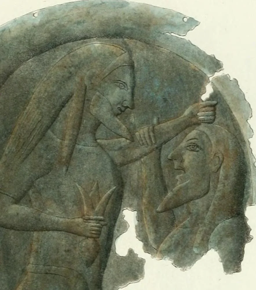 An illustration from Monumenti etruschi o di etrusco nome, 1821, leaf 502