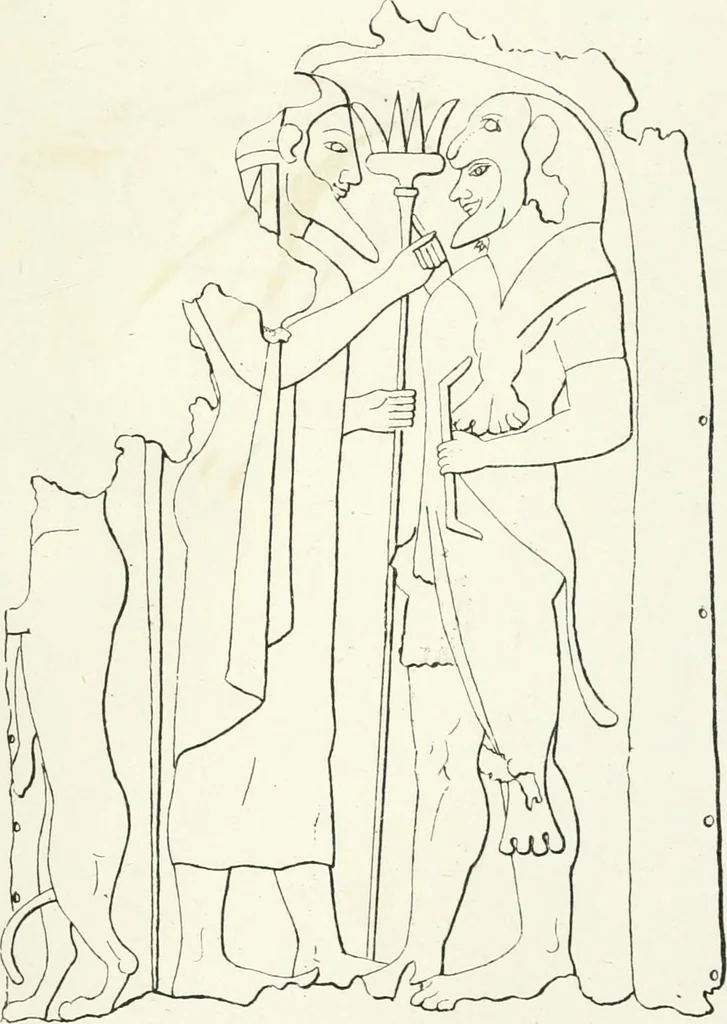 An illustration from Monumenti etruschi o di etrusco nome, 1821, leaf 506