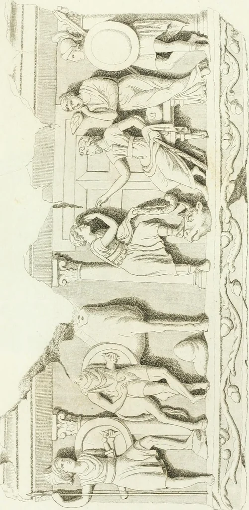 An illustration from Monumenti etruschi o di etrusco nome, 1821, leaf 258