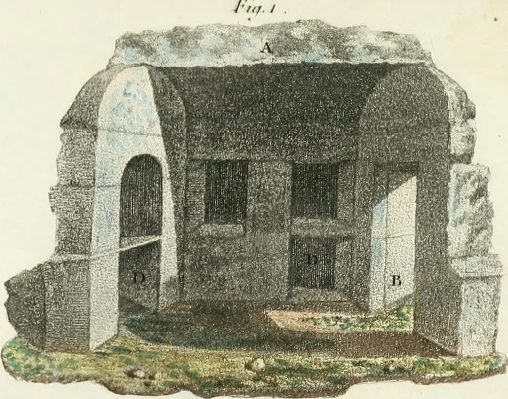An illustration from Monumenti etruschi o di etrusco nome, 1821, leaf 260
